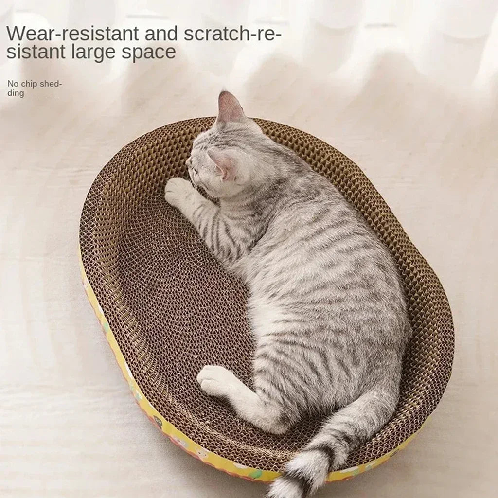 ScratchNest™ Corrugated Cat Scratching Lounge & Bed