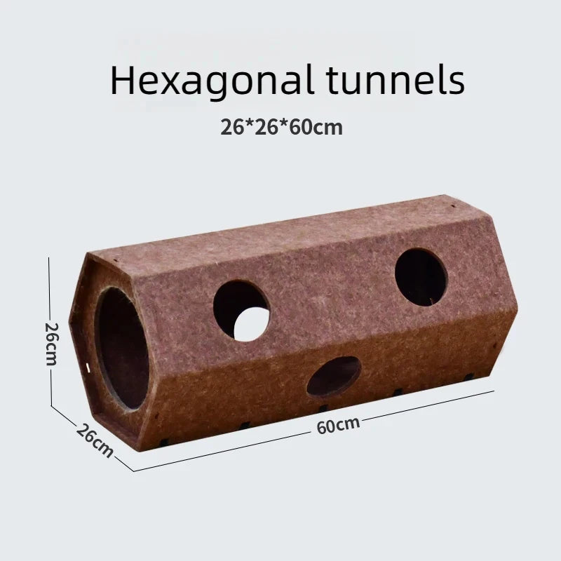 TunnelPaws™ Interactive Foldable Play Tunnel for Cats
