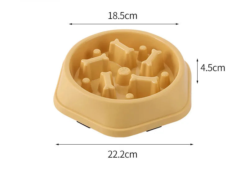 SlowPaws™ Anti-Choking Slow Feeder Bowl for Dogs & Cats